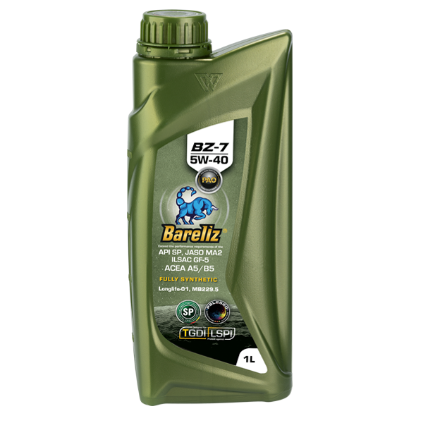 تصویر روغن موتور بارلیز BZ7 5W-40 حجم 1 لیتر